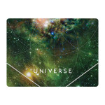 Папка пластиковая А4 на резинках Optima "Universe", ассорти O31664