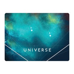 Папка пластиковая А4 на резинках Optima "Universe", ассорти O31664