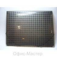 Папка-короб, прозор., на гумк. A4, 2см, кольор. в ас-те, 5043, NORMA