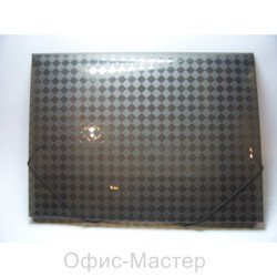 Папка-короб, прозор., на гумк. A4, 2см, кольор. в ас-те, 5043, NORMA
