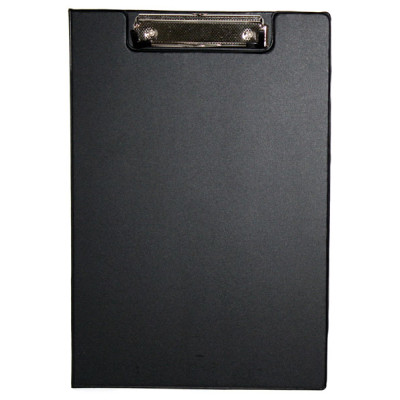 Папка-планшет А4, 4Office PVC, черн., 4-258-9