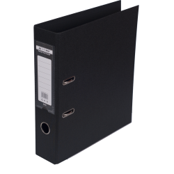 Регистратор двухстор. А4, 70мм, PP, сборный BUROMAX черный BM3001-01c