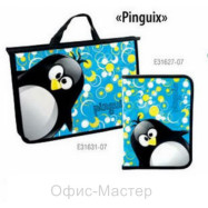 Портфель пластик.,А4 на блиск. на 2 відділ.,"Pinguix"