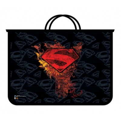 Портфель пластиковий на блискавці "Superman", А4