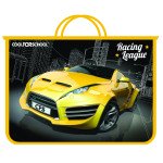 Портфель пластиковий на блискавці "Racing", А4