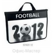 Портфель пластик., А4 на блиск.,на 2 відділ.,"Football"