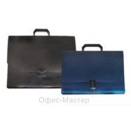 Портфель пластик. на застежке,салатовий