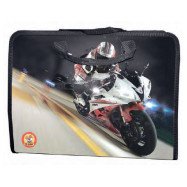 папка с ручками "Moto", PP, 600 мкм, 350*255*45 мм,5126, CLASS