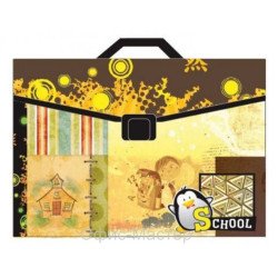 Портфель пластиковий на застібці," школа"