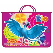 Портфель пластиковий на блискавці "Rio", А4