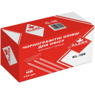 Карандаш чернограф. KLERK НВ, с ластиком цв. желтый, KL100