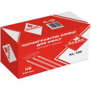 Карандаш чернограф. KLERK НВ, с ластиком цв. желтый, KL100