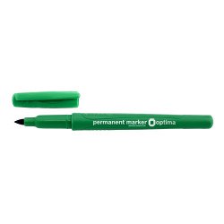 Маркер перманентний OPTIMA 1 мм, зелений