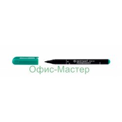 Маркер перман.,Сentropen 1мм,зелен, Permanent 2846