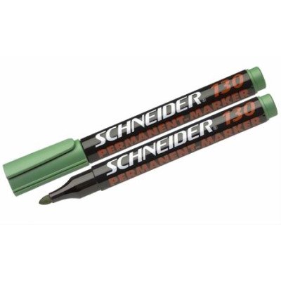 Маркер перман. "Schneider" 130, зелений