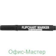 Маркер д/флипч, Сentropen 2,5мм, кругл.,чорн.,8550