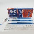 WZ-573-12BLUE  Р-ка гел. "Winning" "Пір"ячко" син. 0,5мм 12PC/BOX