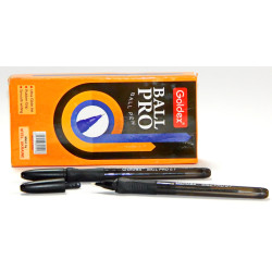 Ручка масл. Goldex "Ball pro #1201 Индия Black 0,7мм с грипом
