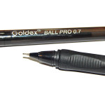 Ручка масл. Goldex "Ball pro #1201 Индия Black 0,7мм с грипом