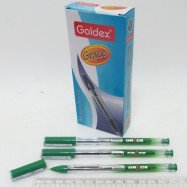 913 Ручка масляная Goldex Grace  Индия зелен. 0,7мм