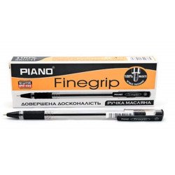Ручка шар. масл.Finegrip Piano PT-111 черная