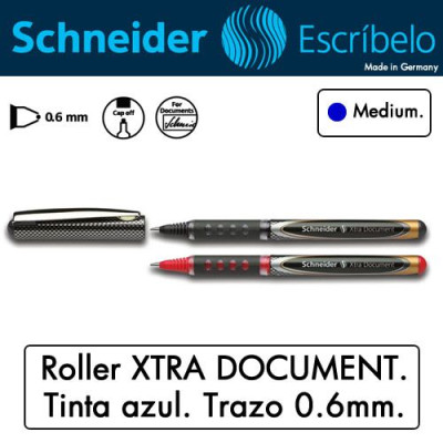 Роллер XTRA DOCUMENT синий