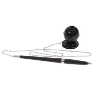 Ручка шариковая на подставке  на метал. цепочке "DESK PEN"
