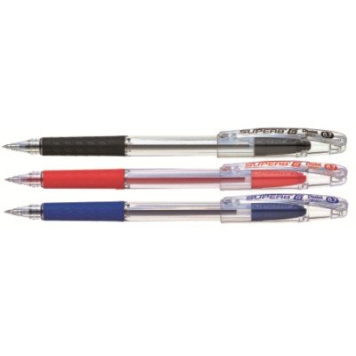 Ручка кулькова Pentel ВК 401 з гумовим грипом 0,7 чорний