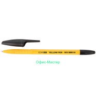Ручка шариковая  ECONOMIX,  YELLOW PEN, пишет черным
