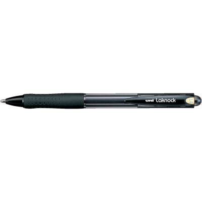 Ручка шарик. авт. uni LAKNOCK medium 1.0мм, черная