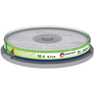 Носії інформації KAKTUZ DVD-R 4,7Gb 8-16x Bulk 10 pcs