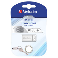 Флеш-драйв Verbatium Metal Executive серебристый 16GB