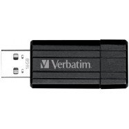 флеш-драйв VERBATIM USB Drive 16 Gb STORE'N'GO PIN STRIPE BLACK 49063