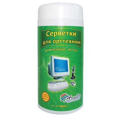 Салфетки для оргтехники универсальные, 100 шт. Arnika