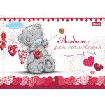 Альбом для рисования А4 12л/120 скоба, с перфорацией (для дев) 130181/130236 (уп-12 шт)