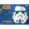 Альбом для рисования А4 12л/120 скоба, с перфорацией (для мал) 130183/130232 (уп-12 шт)
