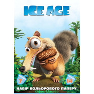 Набір кольорового паперу "Ice Age", А4 14арк.