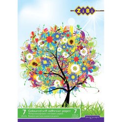 Папір кольоровий, А4, 14 аркушів, 7 кольорів офсет 70 г/м2, KIDS Line