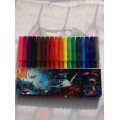 Фломастеры "Подводний мир",18 цв.,дл.письма - 450м, ФЛ46, УМКА