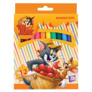 Фломастери "Tom and Jerry", 12 кольорів