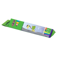 Карандаши ZiBi 12цв. треугольные ZB2405