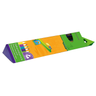 Карандаши цветные, 12 цветов, JUMBO с точилкой, треугольные ZB2407