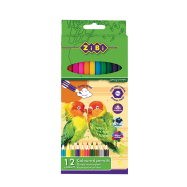 Карандаши ZiBi 12цв. шестигранные SOFT
