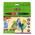 Карандаши цветные 24цв. Zibi, SOFT