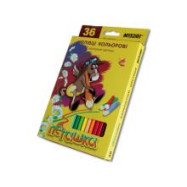 Олівці 36 кольори "Пегашка"