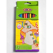 Карандаши цветные LOWER 12 цв., ZB2421