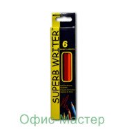 Карандаши 6цв. шестигранные, Superb Writer,MARCO
