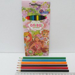 Карандаши J. Otten 12цв. шестигранные  "Девочка"