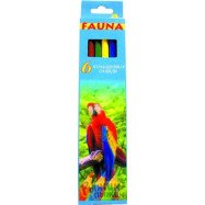 Карандаши 6 цв."Economix""Fauna"