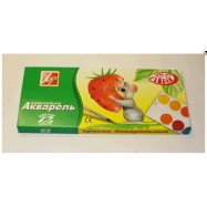 Краска акварельная "Мини" 12цв.картон